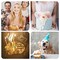 24-Count Gold Long Thin Metallic Birthday Candles, Cake Candles, Birthday Parties, Wedding Decorations, Party Candles, Cake Decorations